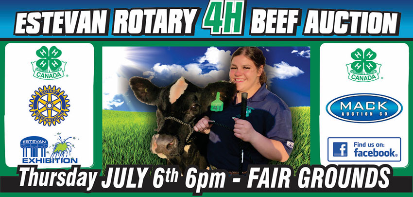 Estevan Rotary Regional 4-H LIVE Beef Auction